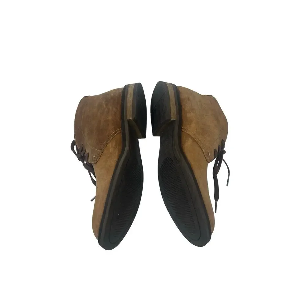 Vionic Bowery Chase Men’s Suede Chukka Boots Tan Size 7 / 40 Orthotic Comfort